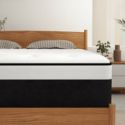 Kviwasha H0Q Queen 14 Inch Hybrid Memory Foam Mattress Medium Firm Soft Breathable