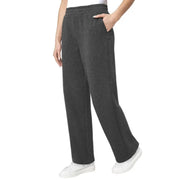 Mondetta Women's Pull On High Waisted Fleece Pant, Black, M
