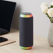 onn. AAGRY100081914 Large Rugged Speaker with LED Lighting, Gray