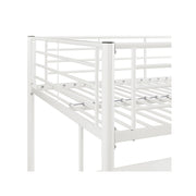 Walker Edison WMDOLWH Full Size Premium Metal Loft Bed - White