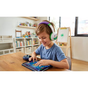 KIDdesigns Toy Story 5 Buzz Lightyear Bluetooth On-Ear Headphones for Kids, Wireless, Kid-Safe Volume, Rechargeable Battery, Multicolor