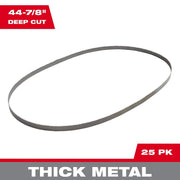 Milwaukee 48-39-0555 10/14 TPI Band Saw Blades 25PK - Deep Cut