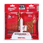 Milwaukee 48-89-4631 Kit Tin Shockwave (23-Piece)
