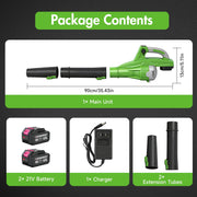 CATGOOD Cordless Leaf Blower, 200 MPH Wind Speed, 850 CFM Air Volume, 8-Speed Settings, Lightweight Handheld Electric Blower with 24.0Ah Batteries and Charger