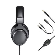 Onn. 100027825 Over-Ear Gaming Headset, 6ft Cable and Built-in Mic with Nano Receiver - Black