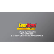 EverStart Maxx 4 Amp Waterproof 12V Automotive and Marine Battery Charger BC4WE