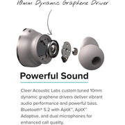 Cleer GS-1338-02 Bluetooth 5.0 Dual Microphone Earbuds