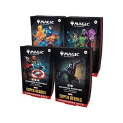 Wizards of the Coast Marvel Super Heroes Commander Deck, 100-Card Trading Card Game with Deck Box, Tokens, Strategy Guide, Foil Borderless Cards, WCMGMSHCOM