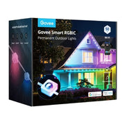 Govee 100ft RGBIC Smart White Permanent LED Strip Lights for Outdoor Use with 36 Lights, Color Changing, IP67 Waterproof