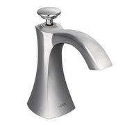 Moen Premium Chrome Deck Mount Soap and Lotion Dispenser, 18 oz Capacity, Transitional Style, S3948C