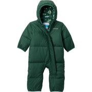 Columbia Snuggly Bunny II Infant Bunting, Water-Resistant, 450 Fill Power Down Insulation, Microfleece Lined, Fold-Over Cuffs, Rain Forest, 3-6 Months, 208879