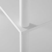 Mainstays No Tools 4-Shelf Bookcase, White, Spacious Storage Shelves