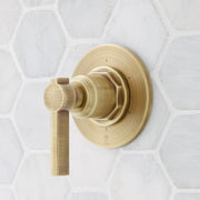 Signature Hardware 485517 948901-LV Greyfield 6 Function Diverter Valve Trim, Aged Brass