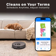bObsweep Bio Auto-Empty Robot Vacuum & Mop with Reusable Charcoal-Lined Odor-Filtering Bags & Bottomless Dock Capacity