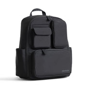 Itzy Ritzy Belong Utility Backpack Diaper Bag, 17 Multi-Functional Pockets, Insulated Bottle Holders, Laptop Compartment, Trolley Sleeve, Stroller Straps, Machine Washable Changing Pad, Black