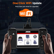 ANCEL FXSRES-00 OBD2 Scanner, Full System Automotive Diagnostic Tool with 8-Inch Android Touch Screen, Wi-Fi Update, Multi-Language Support, Black