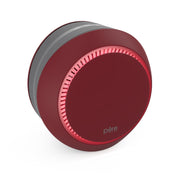 Pure Enrichment PureZone Halo True HEPA Air Purifier, 2-Stage Filtration, 3 Fan Speeds, Timer Settings, Red, PEAIRDSK-R