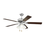 Monte Carlo 5HV52CHF Haven 52 LED 3 Collection 52-in Chrome LED Indoor Ceiling Fan (5-Blade)