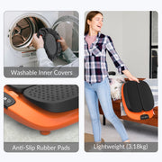 Snailax Foot Massager with Heat and Vibration, Wireless Remote, Fits Up to Size 13, WMK68