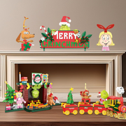 Brickcraft Dr. Seuss The Grinch Merry Grinchmas Brick Building Set Ages 8+