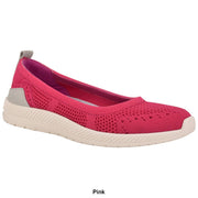 Easy Spirit Glitz 2 Womens Slip-On Fashion Sneakers, Lightweight Knit Upper, Removable Padded Footbed, EVA Outsole, Light Lilac