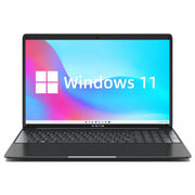 SGIN M15 Windows 11 Laptop Computer with up to 2.8GHz Quad Core Intel Celeron, 15.6 inch 8GB