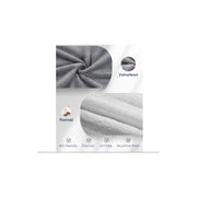 MaxKare N1015250 Electric Heated Blanket, Grey & White 50
