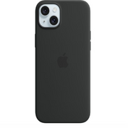 Apple 89564451 iPhone 15 Plus Silicone Case with MagSafe - Black