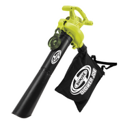 Sun Joe SBJ604E 200 mph 3-in-1 Electric Leaf Blower Vacuum and Leaf Shredder