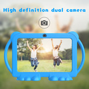 ZZB 7 Inch Android 12 Tablet PC, 4GB RAM, 32GB ROM, Quad-Core Processor, Dual Cameras, WiFi Bluetooth, Blue, ZZB64Q2SBlue