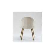 Mainstays SW22-08 Modern Accent Chair, Cream White