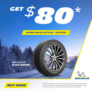 Michelin X-Ice Snow Winter Tire, 205/55R16 94H XL, Studless Radial, Black Sidewall, 52991