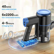 YOMA N8 Cordless Stick Vacuum Cleaner N8, 25Kpa Suction, Lightweight 2.9 lb, 40-Min Runtime, Gold