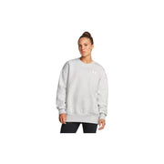 Under Armour Men's Icon Fleece Oversized Crew, Transparent/Transparent, XS