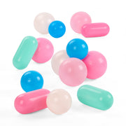Battat BT1893 Sweet Retreat Bag of 105 Multicolor Plastic Play Balls, Crush-Resistant, BPA-Free