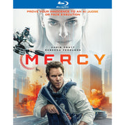 Mercy Blu-ray Movie, Sci-Fi Action Adventure, PG-13, Directed by Timur Bekmambetov, Starring Chris Pratt and Rebecca Ferguson, 1080p Widescreen, Multilingual Audio and Subtitles