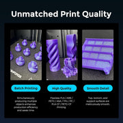 Flashforge Adventurer 5M Pro High Speed 3D Printer with Quick-Release Nozzle & Auto Leveling, Black