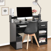 Ktaxon Laptop PC Work Table Home Drawer & Keyboard Tray, Black - Fashionable