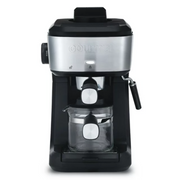 Gourmia GCM4210 New 4-Shot Steam Espresso Cappuccino and Latte Maker with Frothing Wand