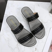 SHANSHUIYICHENG Women's Comfortable Open Toed Platform Wedge Sandals, 37 EU Black