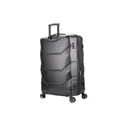 DUKAP DKZONSML-BLK Zonix 3-Piece Hardside Luggage Set | Lightweight, Durable, Expandable Suitcase with Spinner Wheels | Black