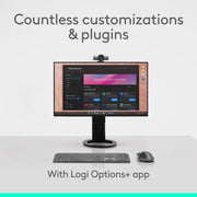 Logitech MX Master 4 Ergonomic Wireless Mouse with Customizable Haptic Feedback, Ultra-Fast MagSpeed Scrolling, USB-C Charging, Bluetooth, Black