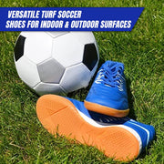 Vizari Ranger Youth Firm Ground Soccer Cleats, Durable Synthetic Upper, Lightweight Comfort, Pink/Purple, Sizes Toddler to Big Kids