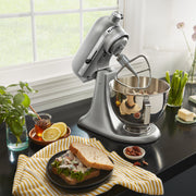 KitchenAid KSM97CU Deluxe 4.5 Quart Tilt-Head Stand Mixer, Silver