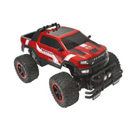 Adventure Force RAM Rubicon 1:14 Scale Radio Controlled Truck, Full-Function 4-Wheel Drive, 7.4V Li-Ion USB Rechargeable Battery, Red
