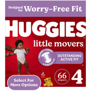 Huggies Little Movers Baby Diapers, Size 5 (27+ lbs), 100 Count