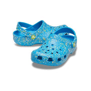 Crocs Kids Classic Paint Splatter Casual Clogs Regular 5 Blue Multi