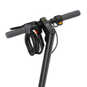 Segway-Ninebot 5-Digit Combination Cable Lock, Black, Large, 4ft Vinyl Coated Steel Cable, 20.40.0007.00