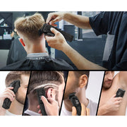 CshidWorld PCTE008BL 3 in 1 Hair Clipper Beard Trimmer and Electric Foil Shaver Set with LED Display, Black