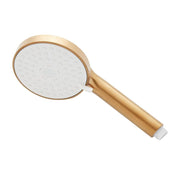 Round Paddle Multifunction Hand Shower - Brushed Gold